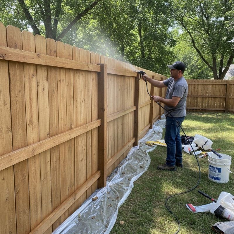 Fence Stain Removal