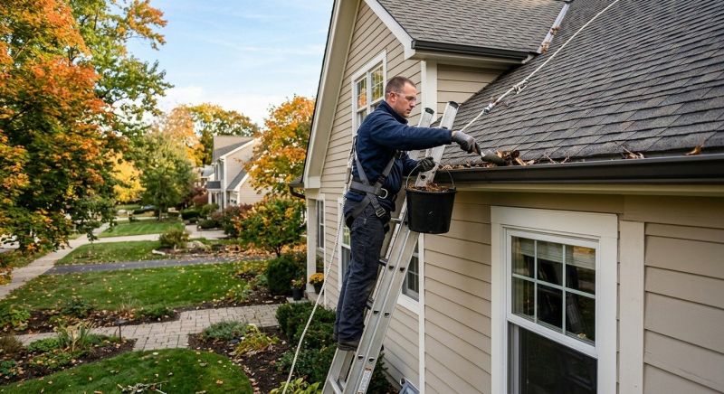 Garage Gutter Cleaning in Fredericksburg, VA